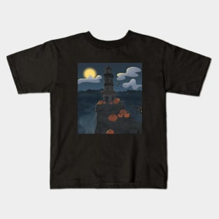 Vintage Halloween Town Kids T-Shirt